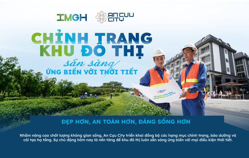 An Cựu City chủ động chỉnh trang khu đô thị, sẵn sàng ứng biến với thời tiết
